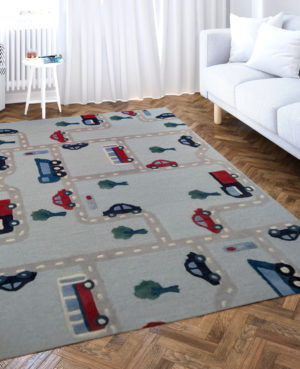 Funky style rug | Floor rug with hand tufted design