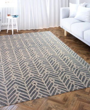 two shade Lining carpet | rectangle shaped Rug for rooms