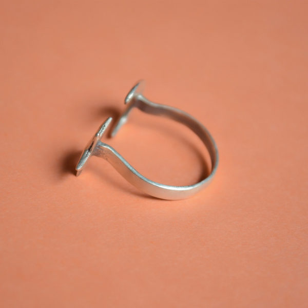 Moon-Star ring | lovely design silver ring