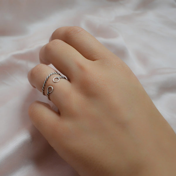 Infinite silver ring | trendy ring