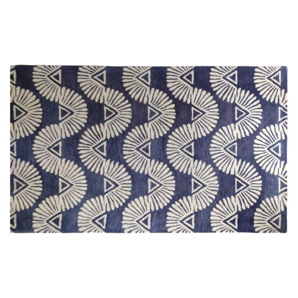 Waves Shaped Designs Rug | Beautiful Hand Tufted Rug