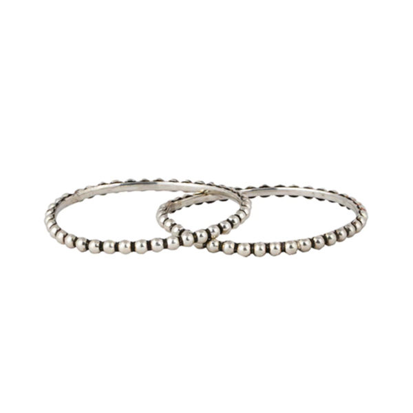 Half drop silver bangles | Lovely silver bangle