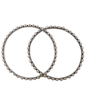 Half drop silver bangles | Lovely silver bangle