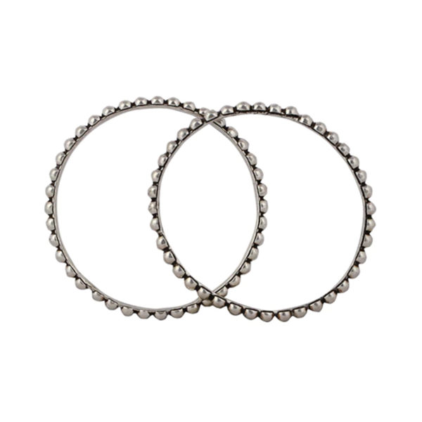 Half drop silver bangles | Lovely silver bangle