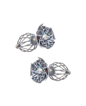 Ear stud for ladies | silver stud ear piece