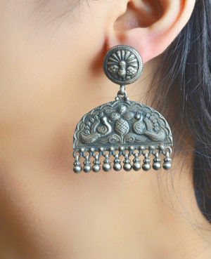 Tribal Earrings | Fashionable Silver Earrings for Girls