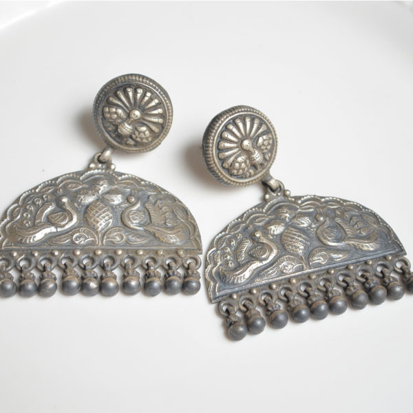 Tribal Earrings | Fashionable Silver Earrings for Girls