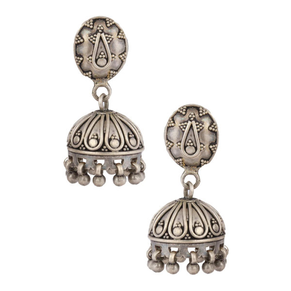 Tribal SIlver Jhumki | Mini Jhumki