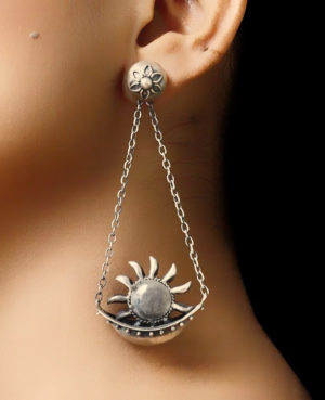 Sun rise earring | Alluring dangler