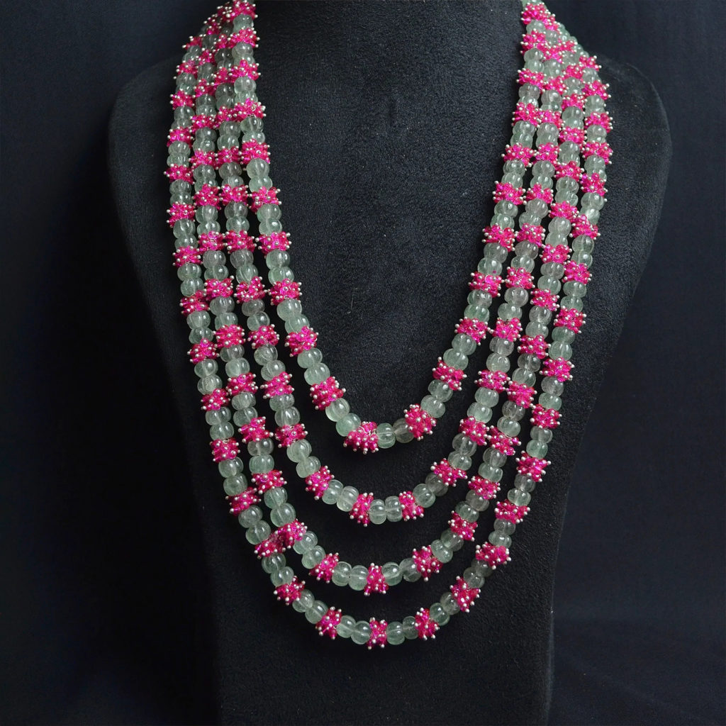 Russian emerald forever | Alluring Beaded Mala