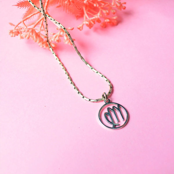 Silver zodiac sign pendant with chain. Buy this Scorpio zodiac pendant for yourself or friends or you can give it as a gift to your loved ones.