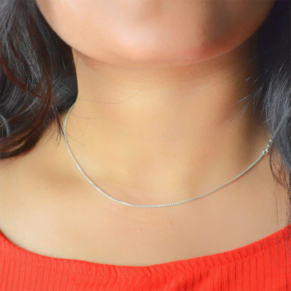 Beautiful Sleek Silver Chain | Lovely Silver Chain