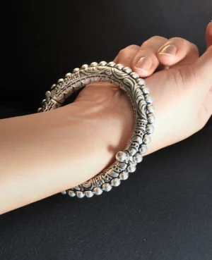 Antique silver kada | Occasional wear Silver Kada